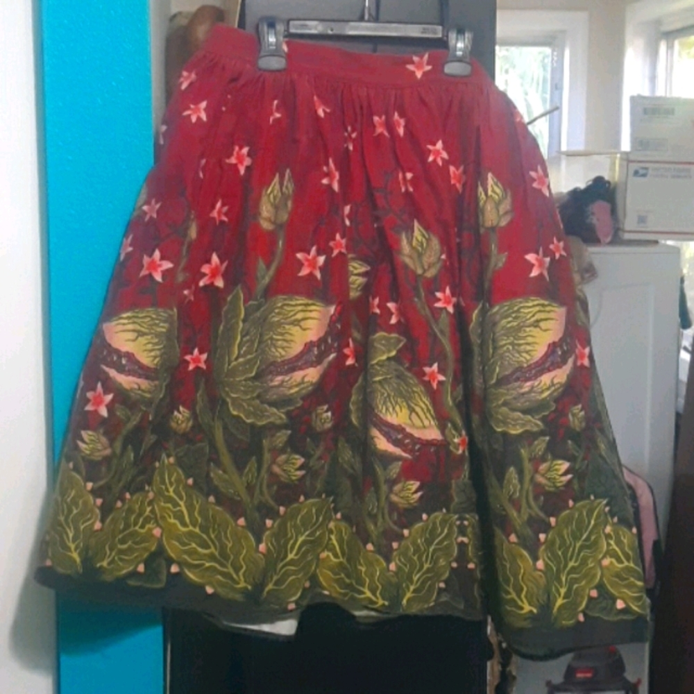Vixen Micheline Pitt Tropical Terror Skirt XL